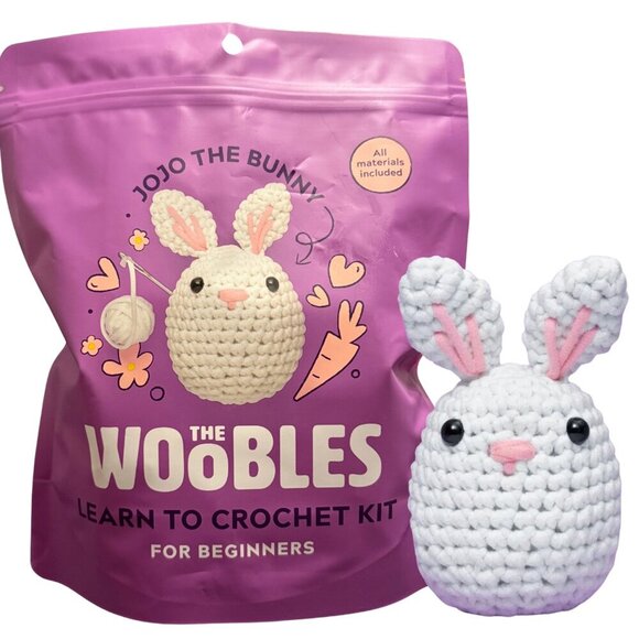 The Woobles Other - The Woobles Beginners Crochet Kit with Easy Peasy Yarn - New
